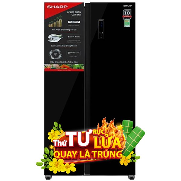 Sharp Inverter 532 lít SJ-SBX530VG-BK