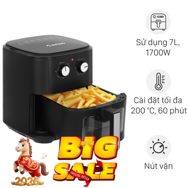 Nồi chiên không dầu Rapido SMART-7.0M 7 lít