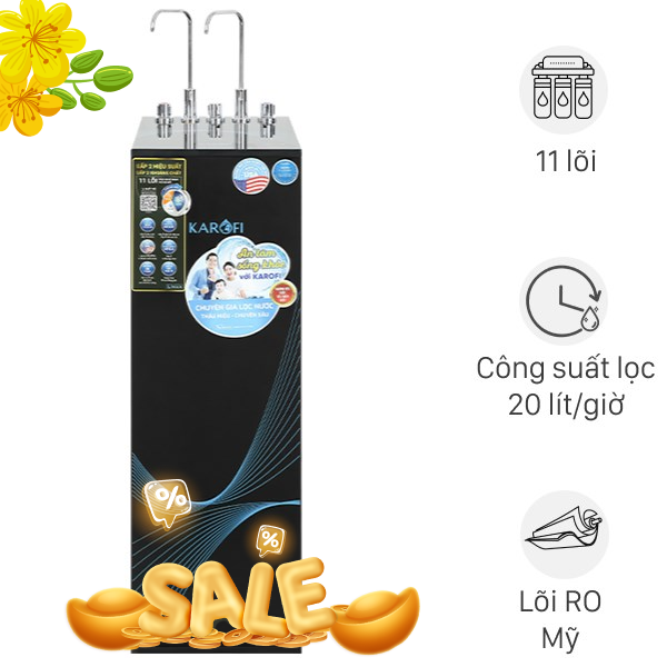 Máy lọc nước RO nóng nguội lạnh Karofi KAD-X56