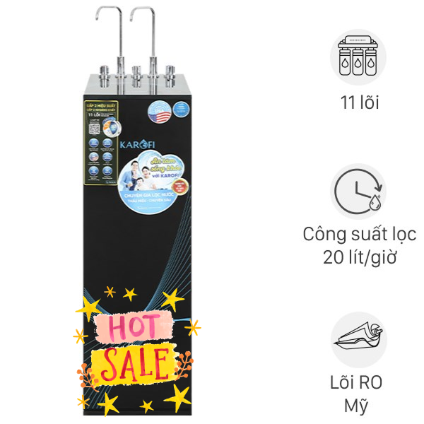 Máy lọc nước RO nóng nguội lạnh Karofi KAD-X56