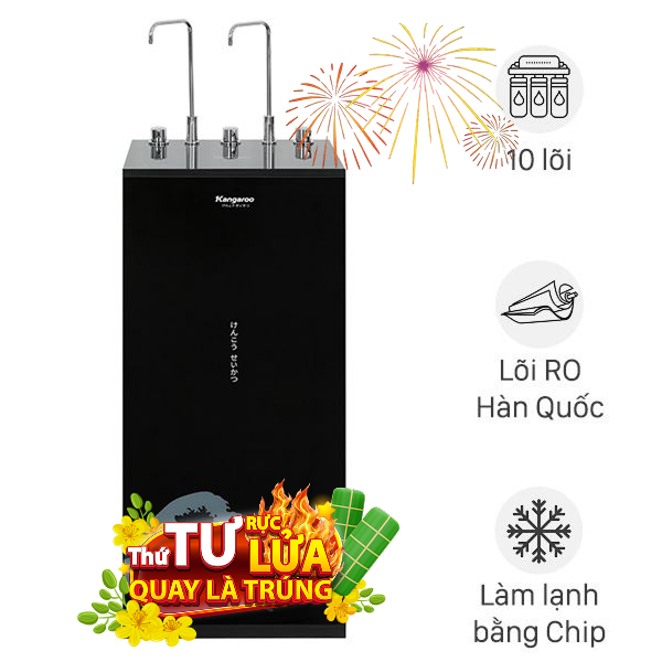 Máy lọc nước RO nóng nguội lạnh Hydrogen Kangaroo KG10A12