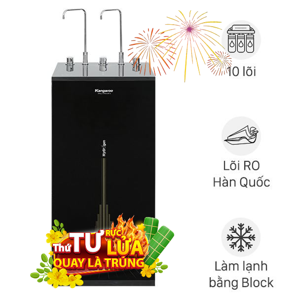 Máy lọc nước RO nóng nguội lạnh Hydrogen Kangaroo KG10A13