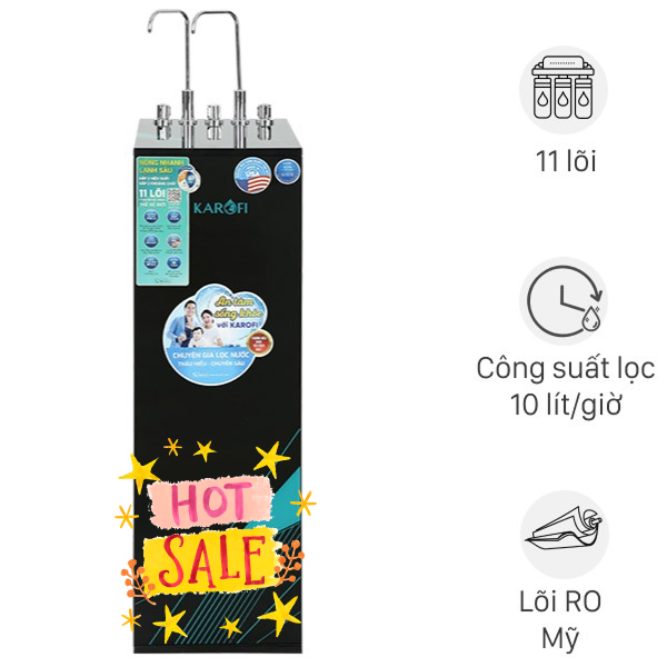 Máy lọc nước RO nóng nguội lạnh Karofi KAD-X58