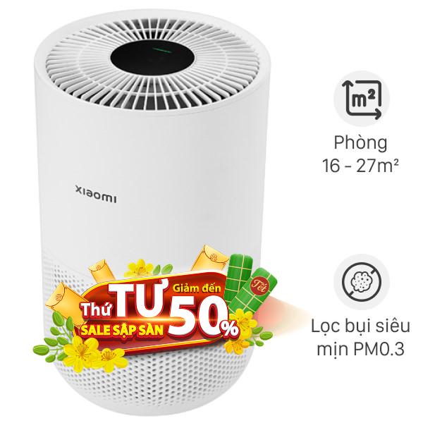 Máy lọc không khí Xiaomi Smart Air Purifier 4 compact EU (BHR5860EU) 27W