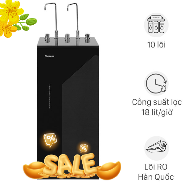 Máy lọc nước RO nóng nguội lạnh Kangaroo KG10A17