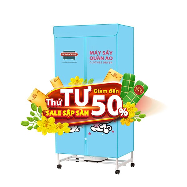Tủ sấy quần áo Sunhouse SHD2702