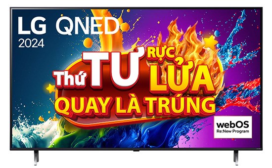 Smart Tivi QNED LG AI 4K 43 inch 43QNED80TSA