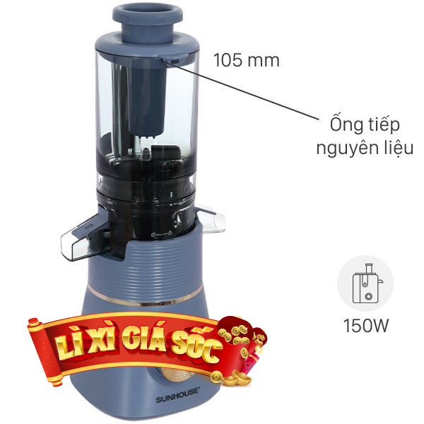 Máy ép chậm Sunhouse SHD5518