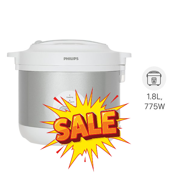 Nồi cơm nắp gài Philips 1.8 lít HD3008/30