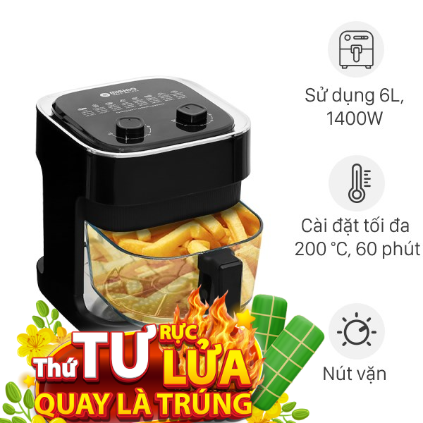Nồi chiên không dầu Mishio 7 lít MK373