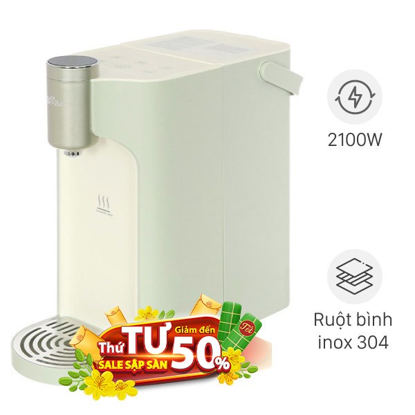 Bình thủy điện lọc nước Bear BWP-T402301G 4 lít
