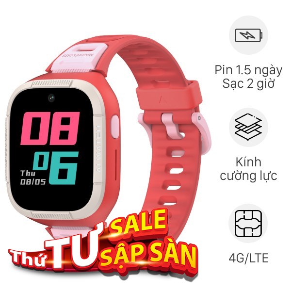 Kidcare S6 41.5mm dây silicone