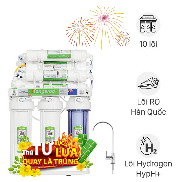Máy lọc nước RO Hydrogen Kangaroo KGRP10