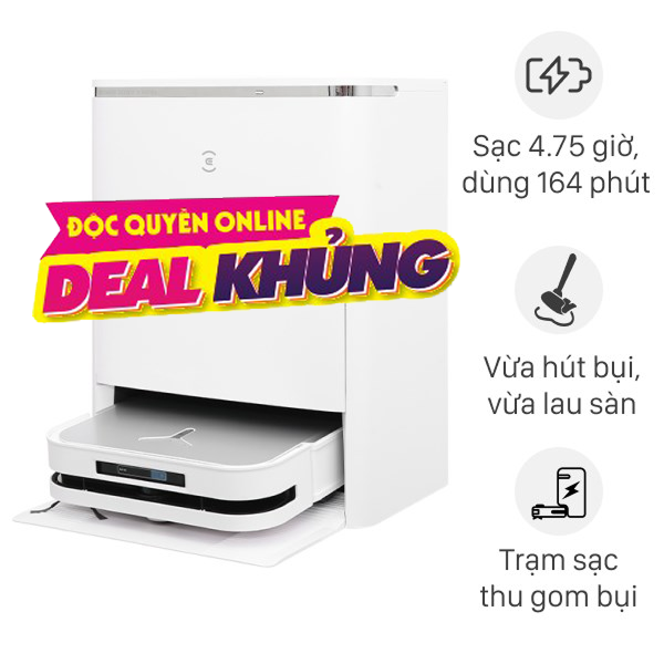 Robot hút bụi lau nhà Ecovacs Deebot X5 PRO OMNI