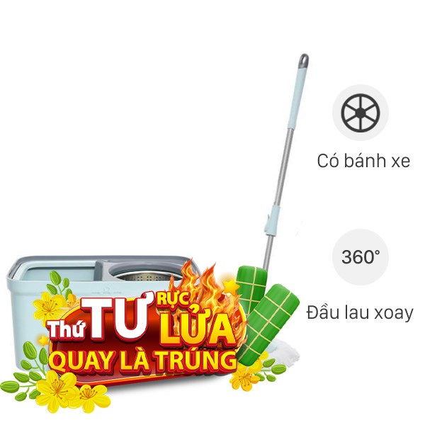Bộ lau nhà 360 Delites MH - HomePlus X10