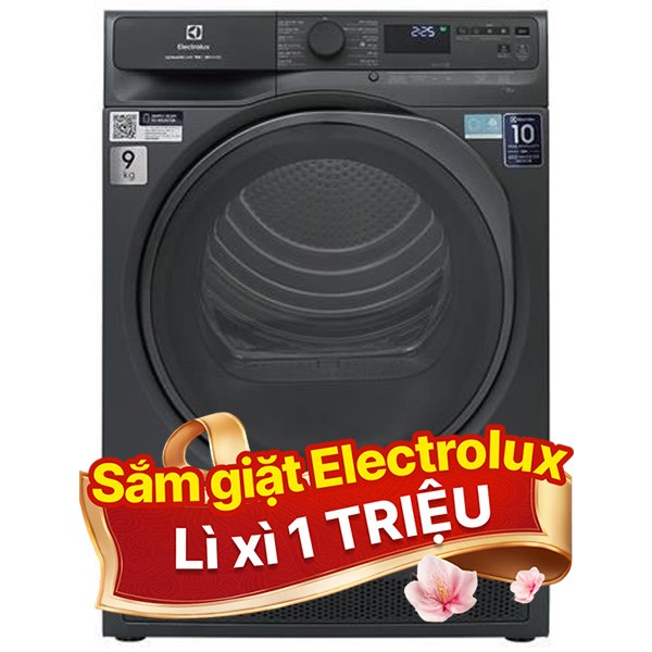 Máy sấy bơm nhiệt Electrolux 9 Kg EDH903R7SC