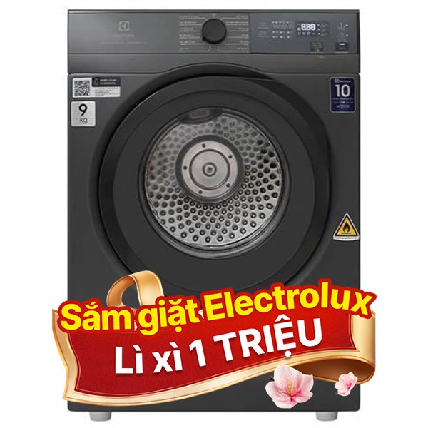 Máy sấy thông hơi Electrolux 9 Kg EDV904N3SC