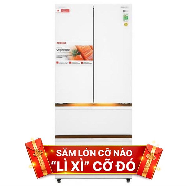 Toshiba Inverter 533 lít Japandi GR-RF690WI-PGV(67)