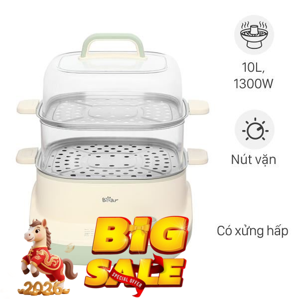 Nồi lẩu đa năng Bear BES-CA73G1 10 lít