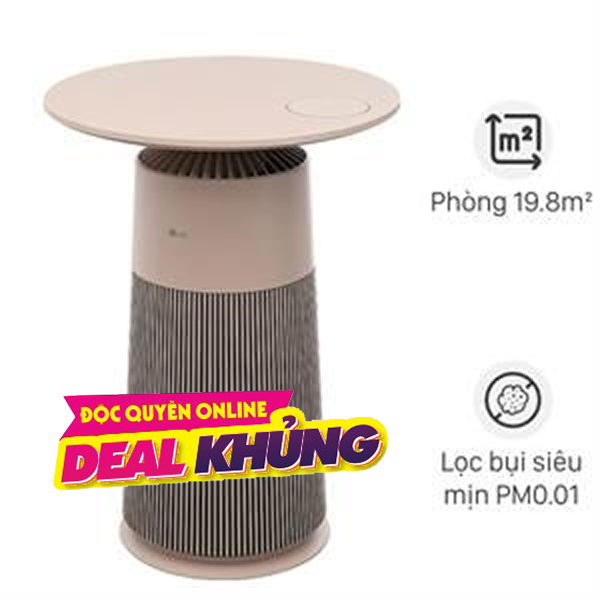 Máy lọc không khí LG PuriCare Aero Furniture AS20GPBK0 màu nâu 28W