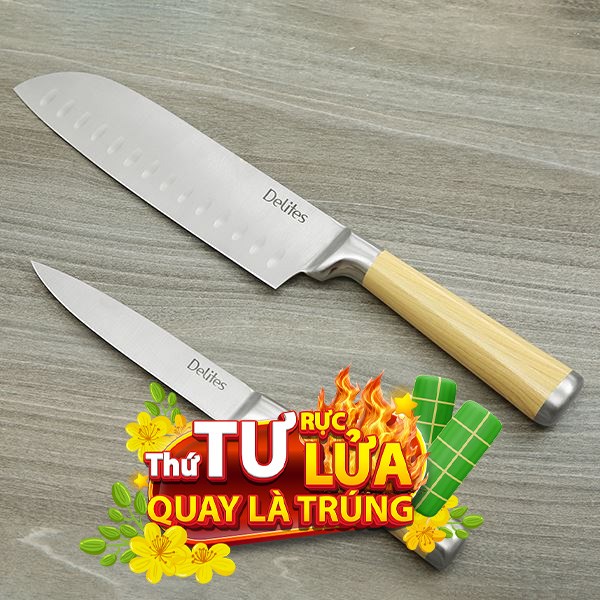 Bộ dao inox Delites LK-318-3