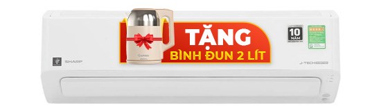 Sharp Inverter 1 HP AH-XP10CHW
                Mẫu mới