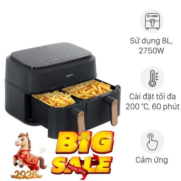 Nồi chiên không dầu Philips 9 lít NA352/00