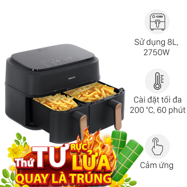 Nồi chiên không dầu Philips 9 lít NA352/00
