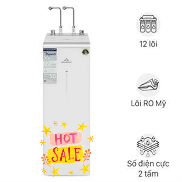 Máy lọc nước RO nóng nguội lạnh Hydrogen ion kiềm Hòa Phát HPA885
