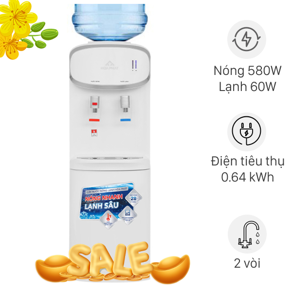 Cây nước nóng lạnh Hòa Phát HTL236 640W