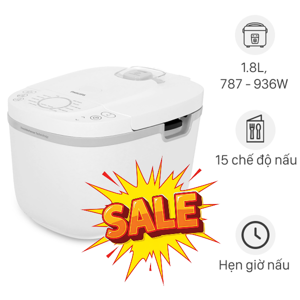 Nồi cơm điện tử Philips 1.8 lít HD4717/30
