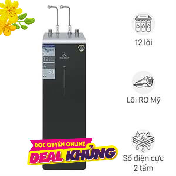 Máy lọc nước RO nóng nguội lạnh Hydrogen ion kiềm Hòa Phát HPA886