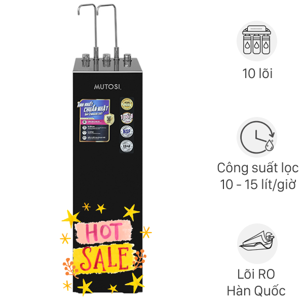 Máy lọc nước RO nóng nguội lạnh Mutosi MP-S129
