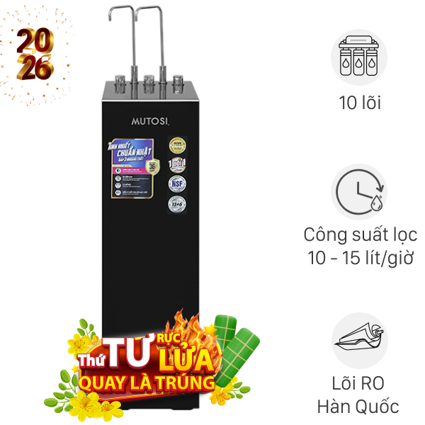 Máy lọc nước RO nóng nguội lạnh Mutosi MP-S129