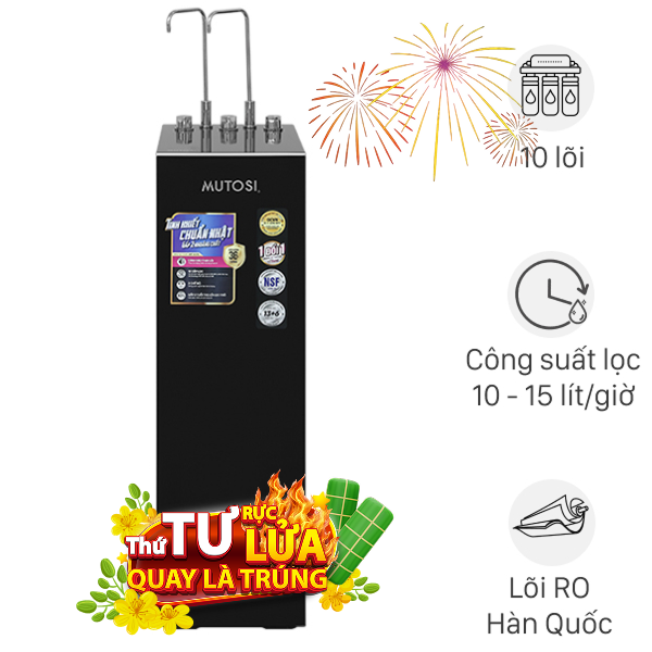 Máy lọc nước RO nóng nguội lạnh Mutosi MP-S129