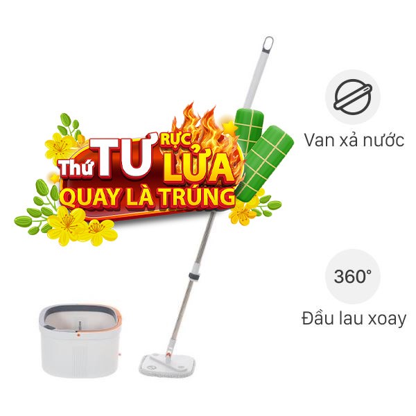 Bộ lau nhà tách nước bẩn AVA BH-RM75