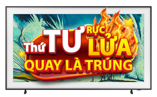 Samsung Smart TV QLED Khung tranh QA55LS03F