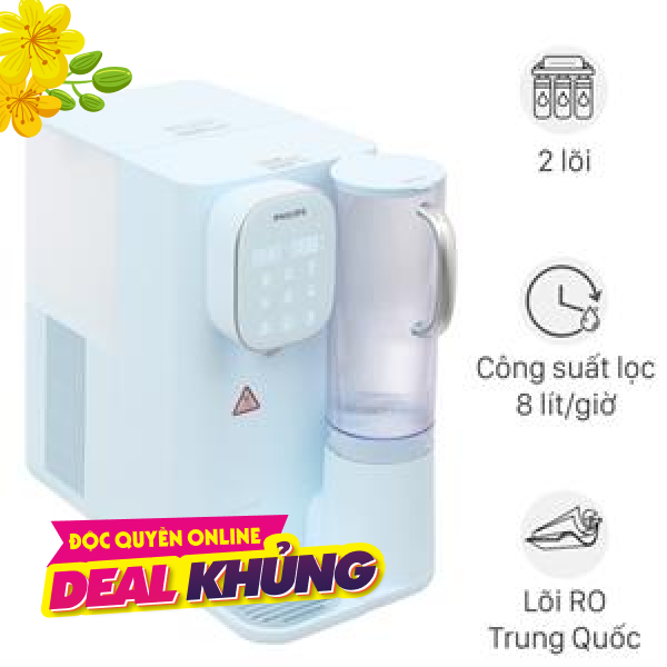 Máy lọc nước RO nóng nguội lạnh Philips ADD6912BL/90