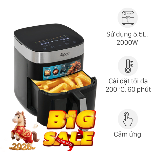 Nồi chiên không dầu Sunhouse Mama 6.5 lít SHD4092