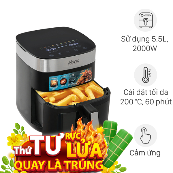 Nồi chiên không dầu Sunhouse Mama 6.5 lít SHD4092