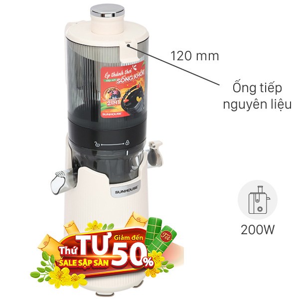 Máy ép chậm Sunhouse SHD5504