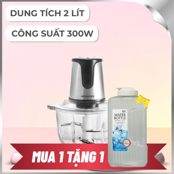 Máy xay thịt mini Lock&Lock EJM171 300W 2 lít