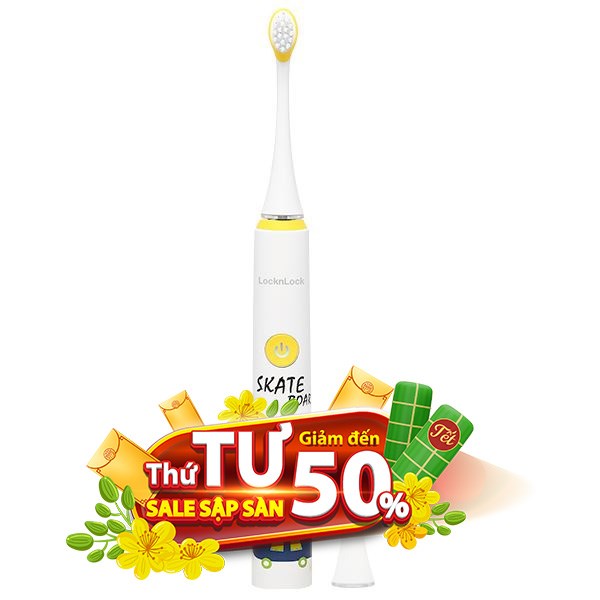 Bàn chải điện trẻ em Lock&Lock ENR226WHT