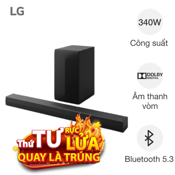 Bộ loa thanh LG S60T