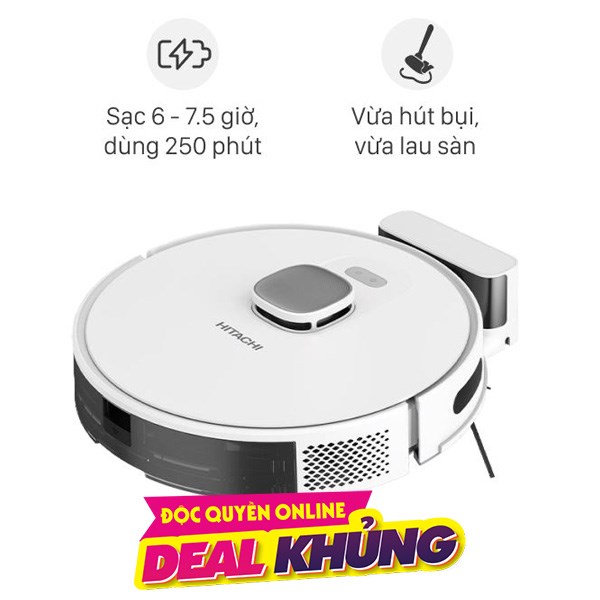 Robot hút bụi lau nhà Hitachi RV-X20P