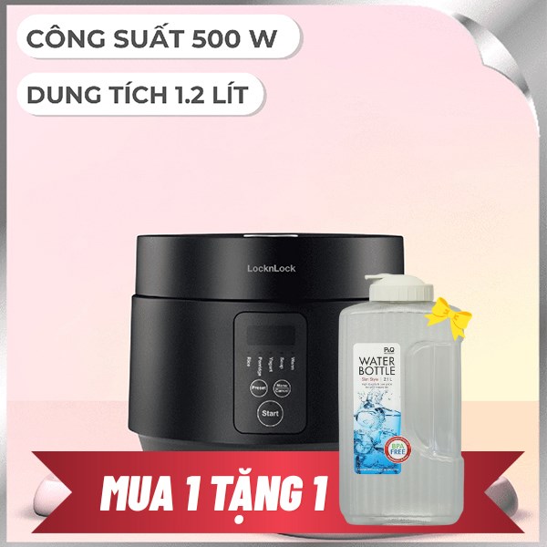 Nồi cơm điện tử Lock&Lock 1.2 lít EJR346BLK