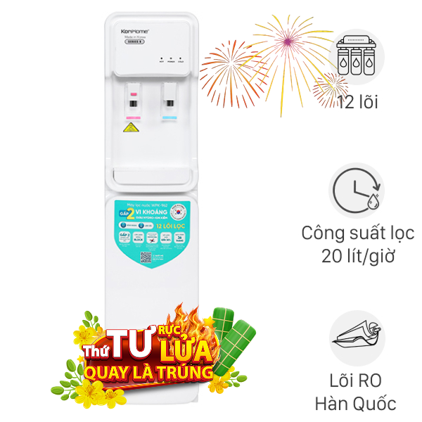 Máy lọc nước RO nóng lạnh Korihome WPK-962