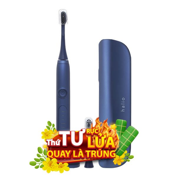 Bàn chải điện Halio Sonic Whitening Pro Midnight Blue