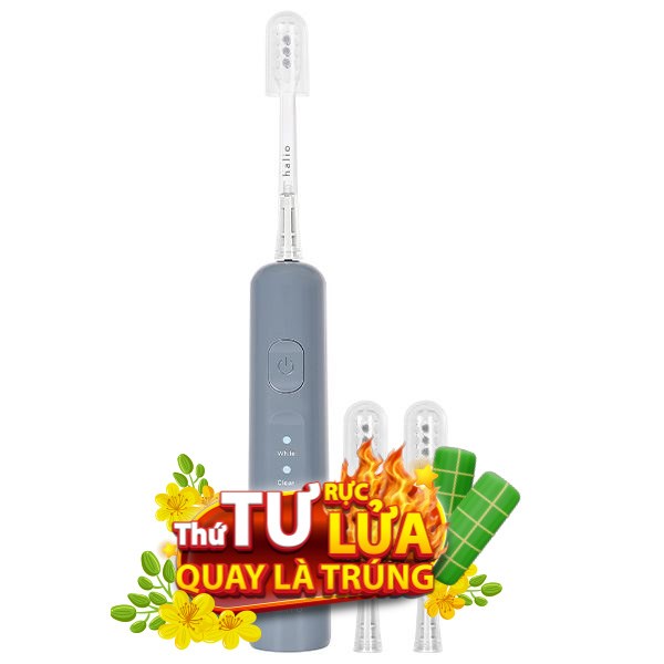Bàn chải điện Halio Wave Sonic Smoky Sky