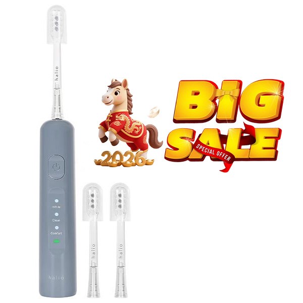 Bàn chải điện Halio Wave Sonic Smoky Sky